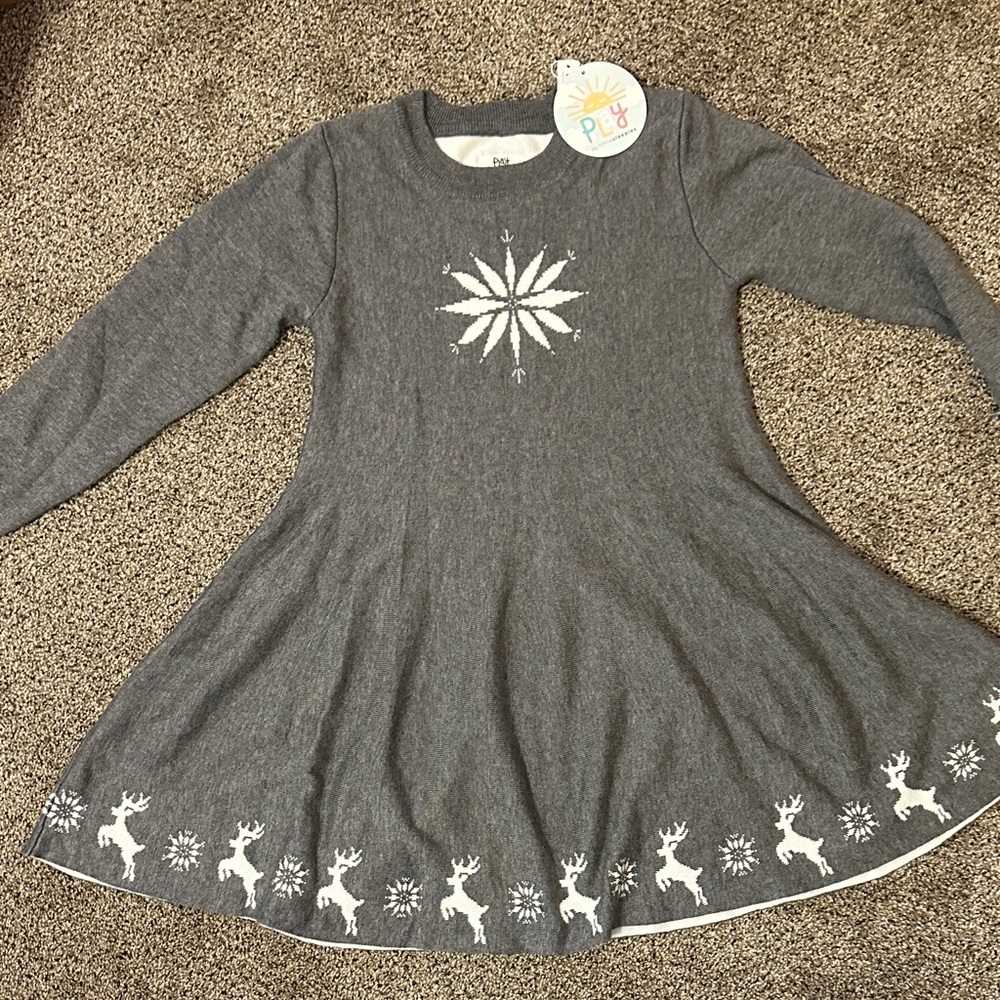 Little sleepies snowflake sweater dress